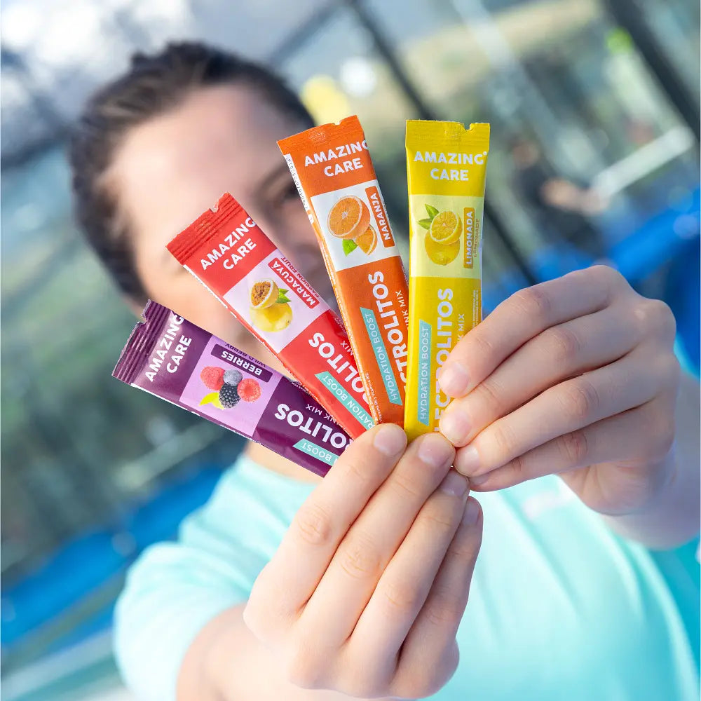 6 Cajas Electrolitos 12 Sticks Limonada (72 sticks)