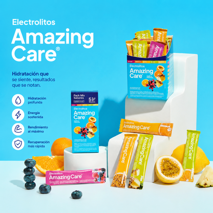 3 Cajas Electrolitos en Polvo Mix Sabores 30 Sticks (90 sticks)
