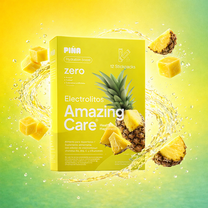 6 Cajas Electrolitos 12 Sticks Piña (72 sticks)