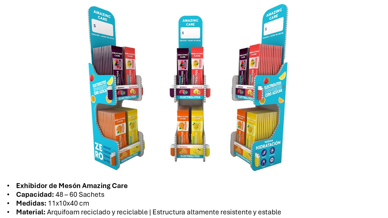 Exhibidor Amazing Care - Material para Venta