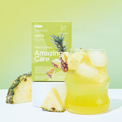 6 Cajas Electrolitos 12 Sticks Piña (72 sticks)