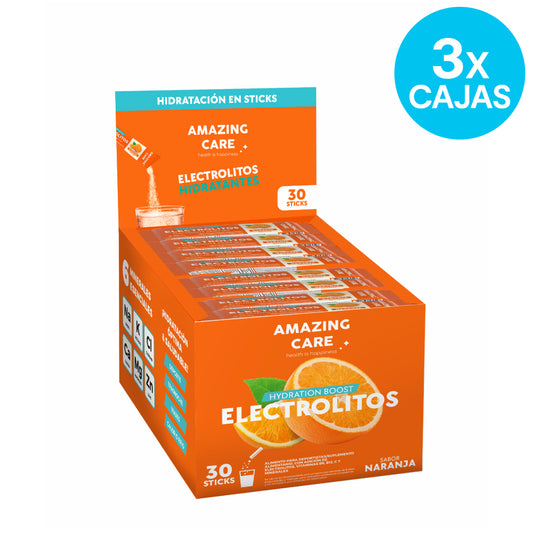 3 Cajas Display de 30 Sticks Naranja (90 Sticks)