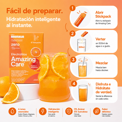 3 Cajas Display de 30 Sticks Naranja (90 Sticks)