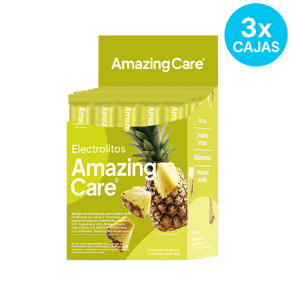 3 Cajas Display de 30 Sticks Sabor Piña (90 Sticks) – Amazing Care ...