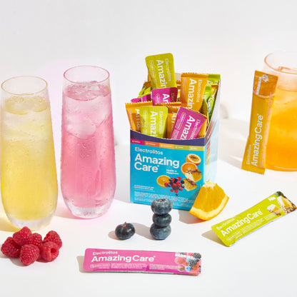 3 Cajas Electrolitos en Polvo Mix Sabores 30 Sticks (90 sticks)
