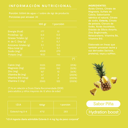 3 Cajas Display de 30 Sticks Sabor Piña (90 Sticks)